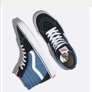 SK8-HI Navy/White Vans